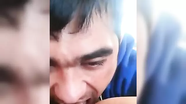 Сучка тайно сняла на камеру куни от узбека